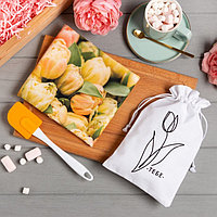 Набор подарочный "8 Марта" полотенце 40х73см, лопатка 6384076