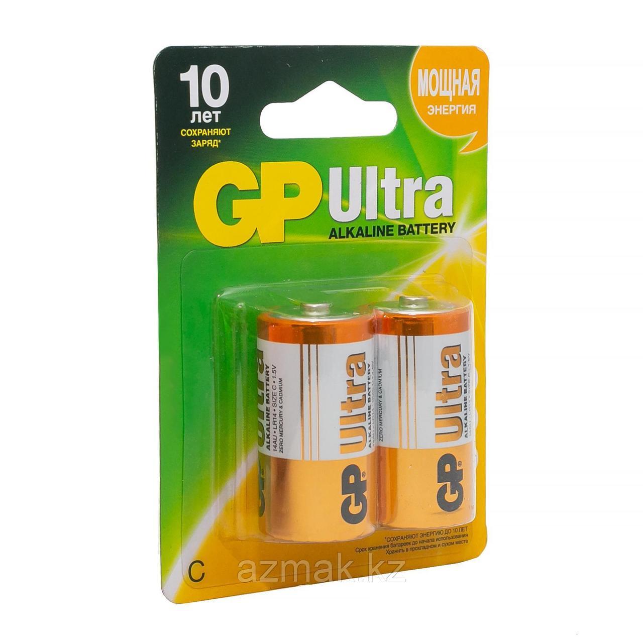 Батарейки GP ULTRA Alkaline (C), 2 шт. - фото 3 - id-p112669035