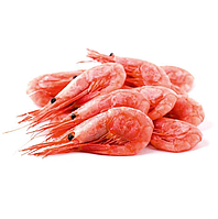 Креветки вареные в панцире индивидуальной заморозки 90/120, в коробках по 5 кг