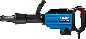 Молоток отбойный "Бетонолом", ЗУБР Профессионал ЗМ-50-2000 ВК, HEX28, 50 Дж, 20 кг, 1400 уд/мин, 2000 Вт, АВТ,, фото 2