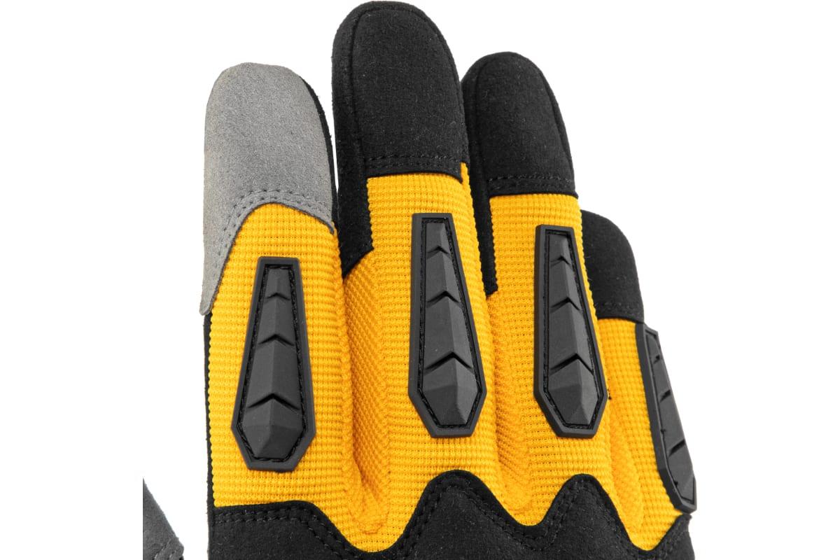 Перчатки универсальные, усиленные, с защитными накладками, размер 10// Denzel - фото 6 - id-p112498609