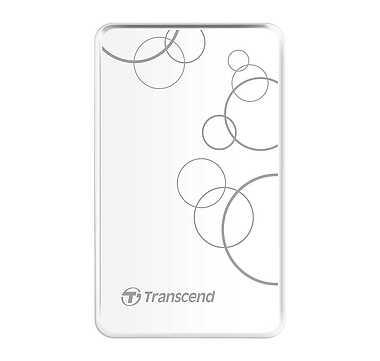 Портативный жёсткий диск Transcend StoreJet 25A3, 1 Тб, USB 3.1 gen.1, белый(,Transcend,) - фото 2 - id-p112672239