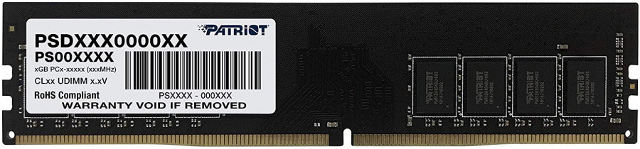 Оперативная память DDR4 PCD416G32002 (3200 MHz) 16Gb PATRIOT <2Gx8, 1.2V> - фото 1 - id-p112672258
