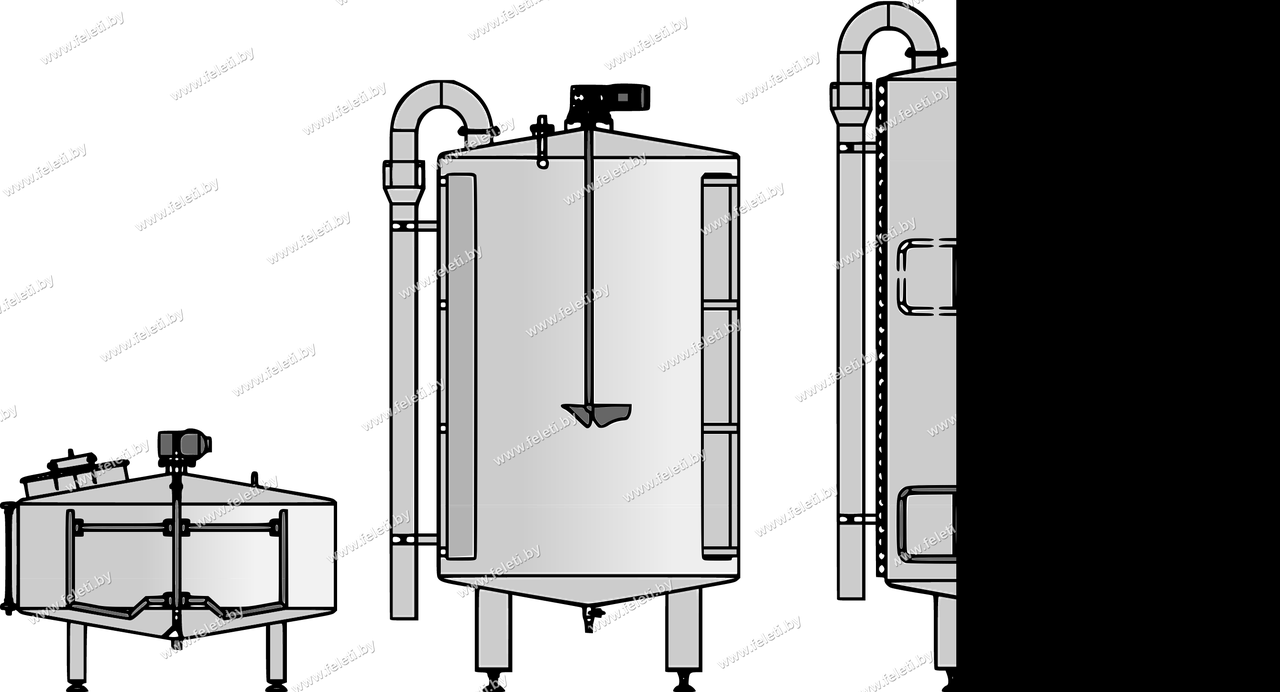 Емкости технологические для переработки