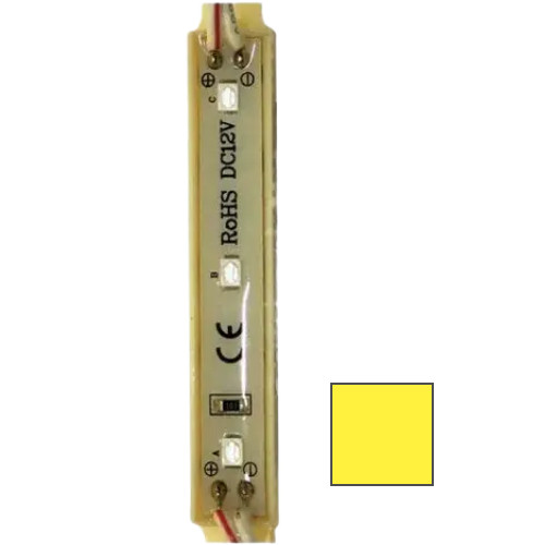 Светодиодный модуль FT1266Y3SMD2835 (IP67) 0,36W,  ЖЕЛТЫЙ