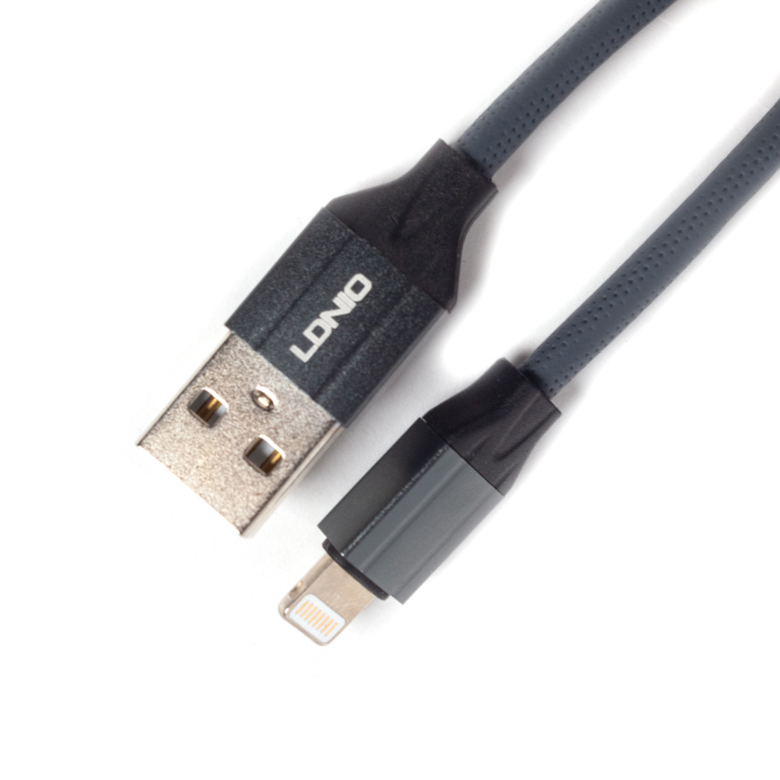 Интерфейсный кабель LDNIO Lightning LS441 TPE Алюминий 1м Серый - фото 1 - id-p112678581