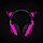 Накладные кошачьи ушки на гарнитуру Razer Kitty Ears for Kraken - Neon Purple, фото 2