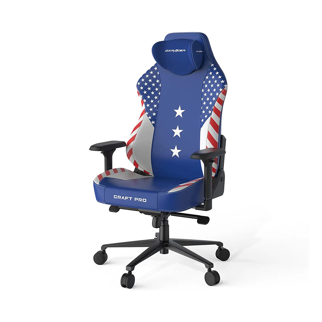 Игровое компьютерное кресло DX Racer CRA/PRO/BW/America edition, фото 1
