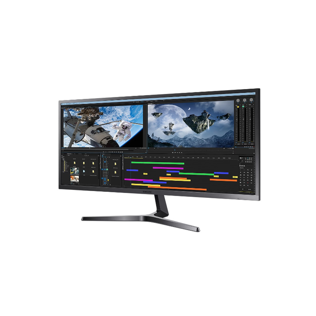 Монитор Samsung 34" UltraWide LS34J550WQIXCI - фото 1 - id-p112682505