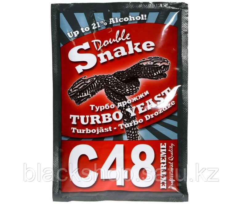 Дрожжи "Турбо Double Snake Yeast С48"(Оригинал) - фото 1 - id-p112684161