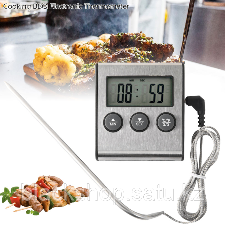 Термометр/таймер для духовки с сигналом и выносным датчиком TP 700