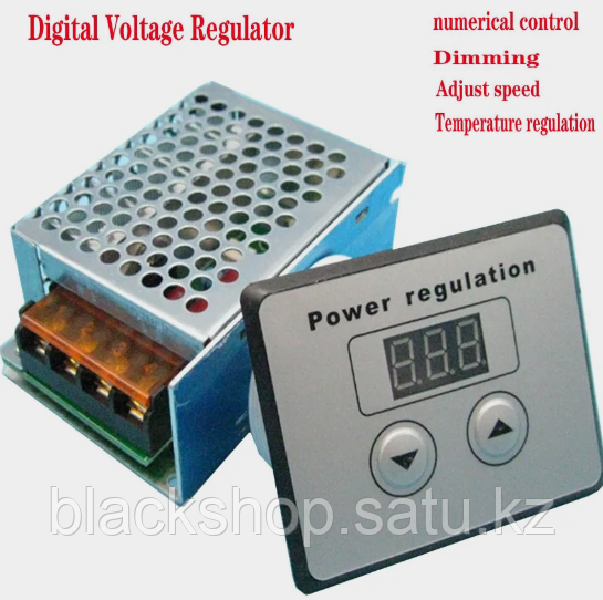 Регулятор напряжения, скорости, температуры, диммер AC220 В4000 Вт40A цифровое управление SCR - фото 1 - id-p112684306