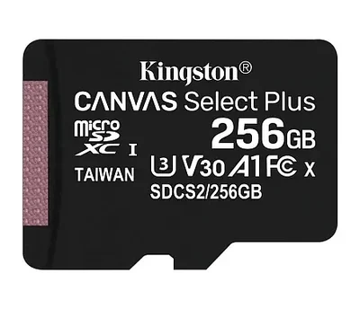 Карта памяти MicroSD 256GB Class 10 UHS-I Kingston SDCS2/256GBSP