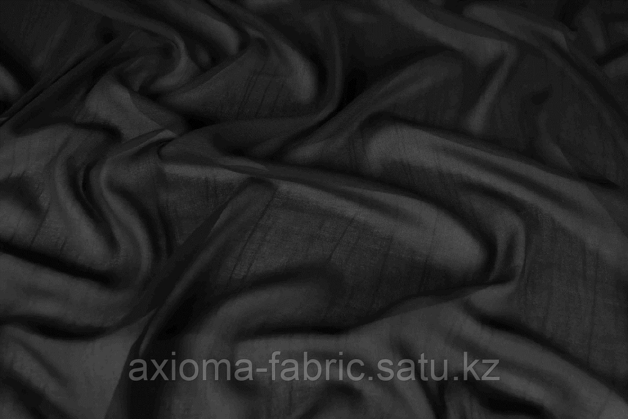 Французский хлопковый шифон чёрного цвета - фото 1 - id-p110597901