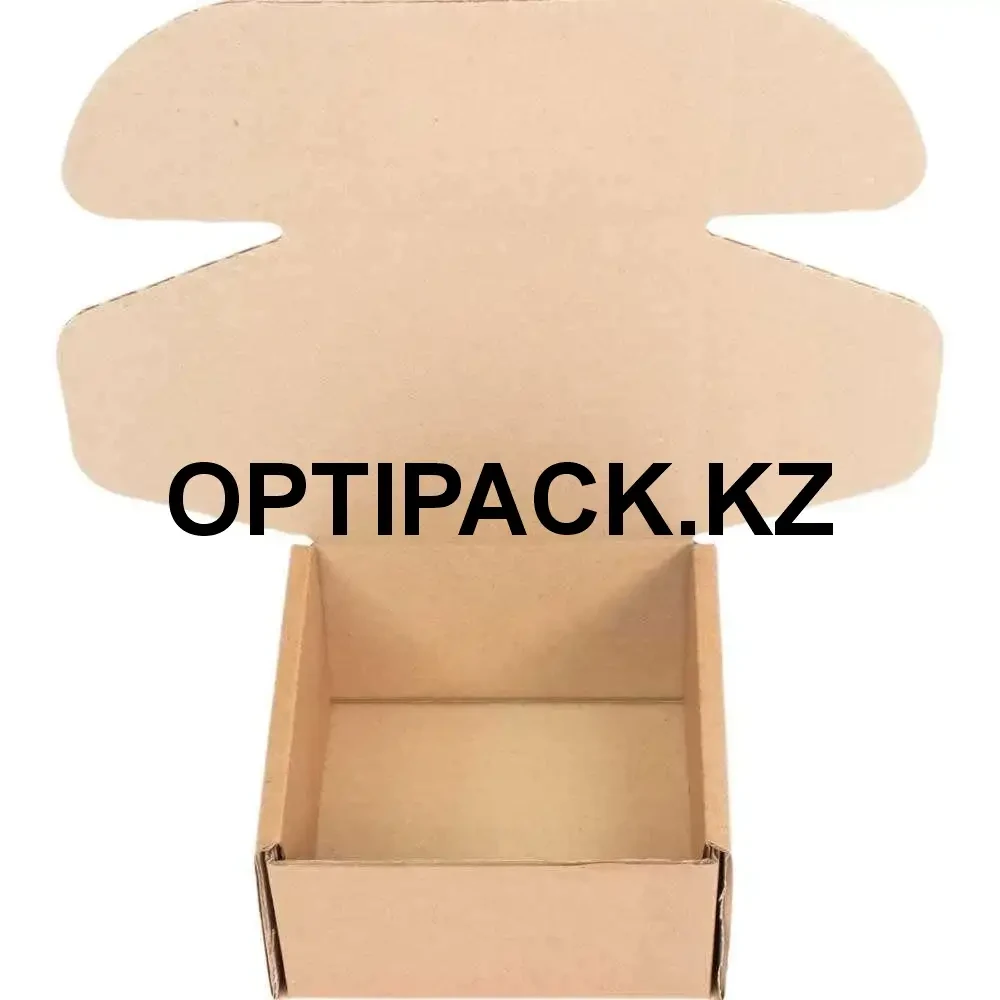 Коробка картонная самосборная с ушками 9x9x7.5 см - фото 1 - id-p112415734