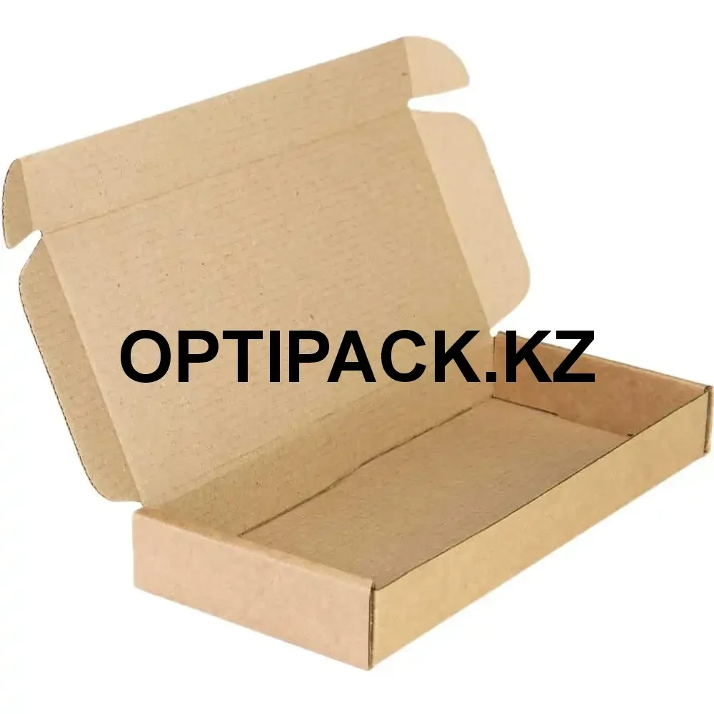 Коробка картонная самосборная с ушками 20x9x3 см