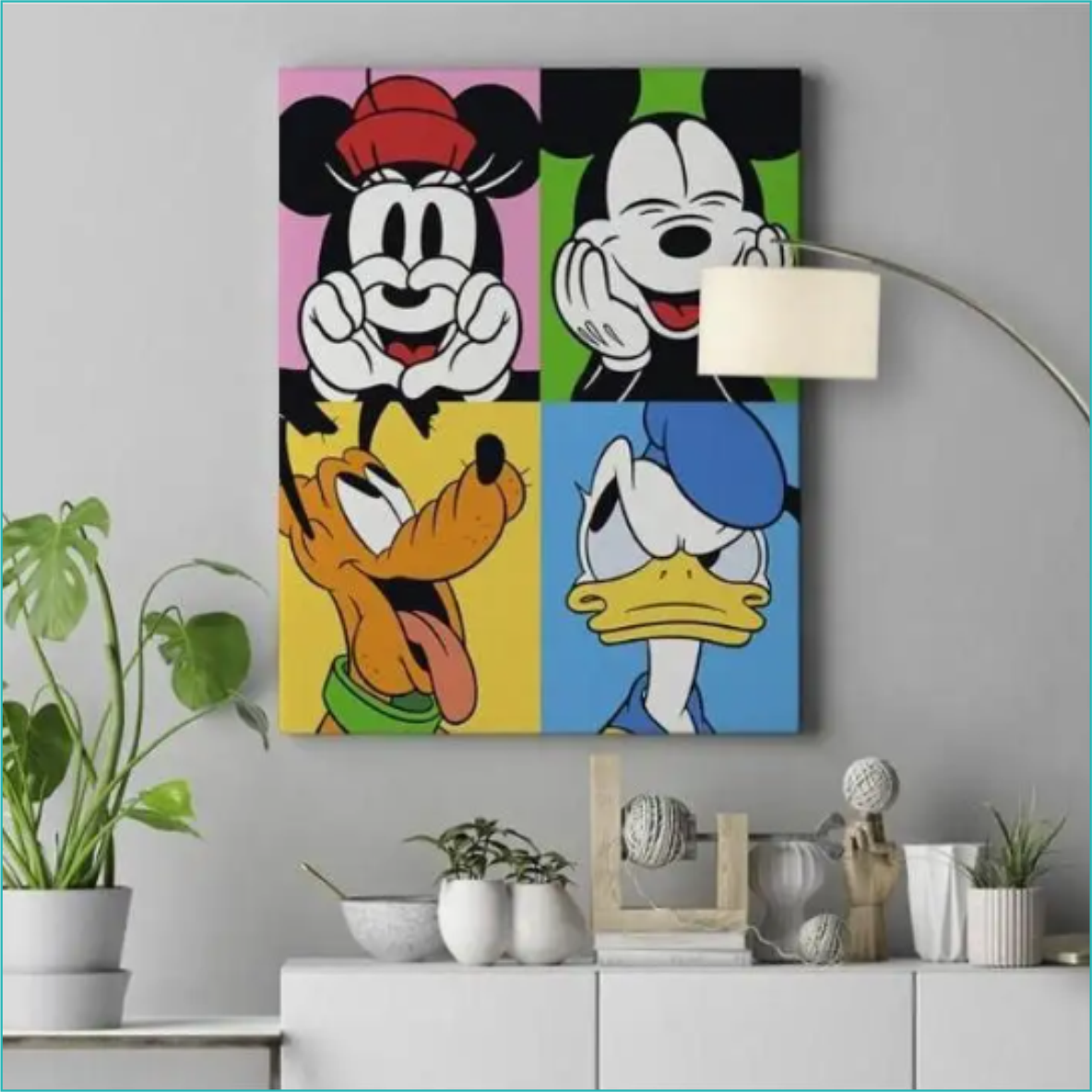 Картина по номерам "Микки Маус и друзья" (Disney) Поп-Арт 40х50 - фото 2 - id-p112685614