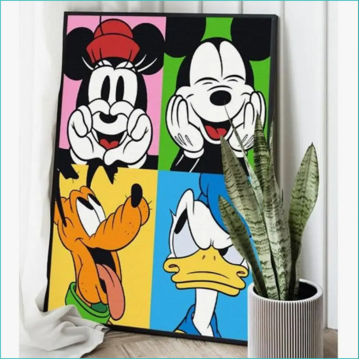 Картина по номерам "Микки Маус и друзья" (Disney) Поп-Арт 40х50 - фото 3 - id-p112685614