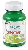 Синовит Сангам Хербалс - мультивитаминный комплекс / Sinovit Sangam Herbals 750 мг 60 таблеток.