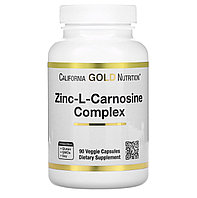 California gold nutrition комплекс с цинк-L-карнозином, 90 вегетарианских капсул