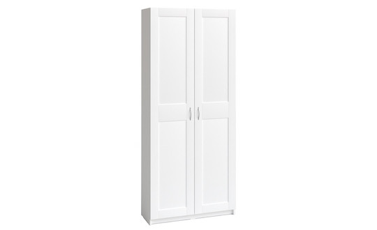 Шкаф МАКС, 2 двери, 100х38х233 см, белый