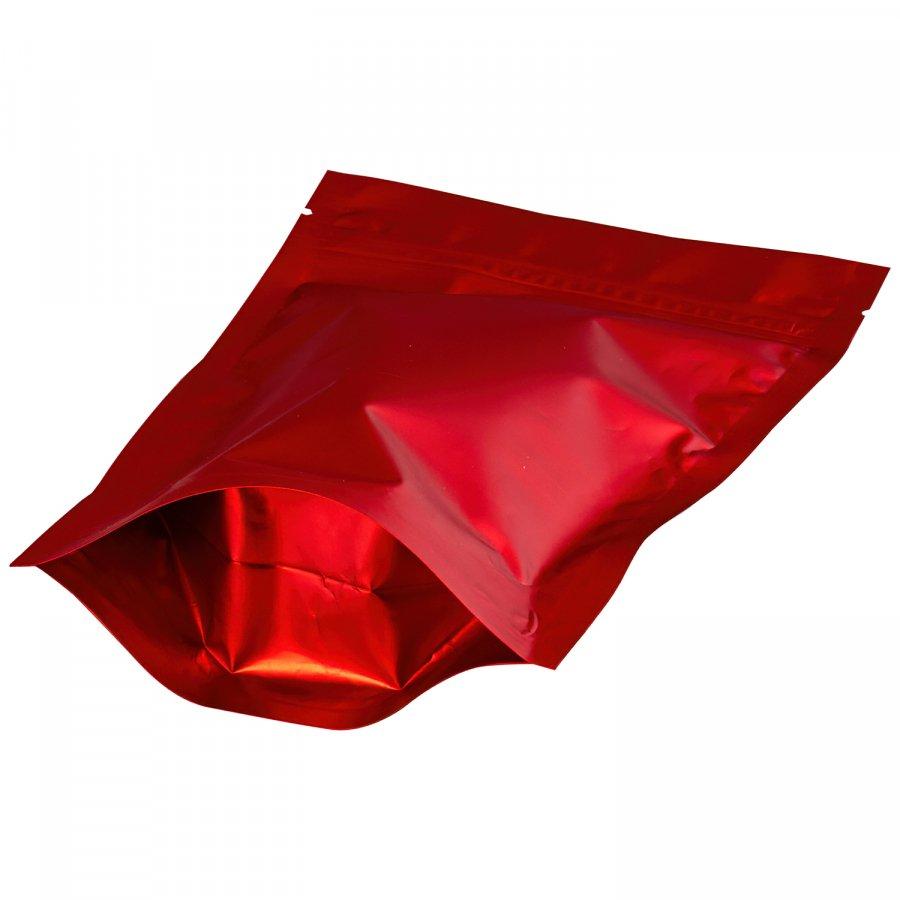 Пакет Дой-Пак 140*205(+40)мм, Металл/PET/БОПП (красный) - фото 2 - id-p112690643