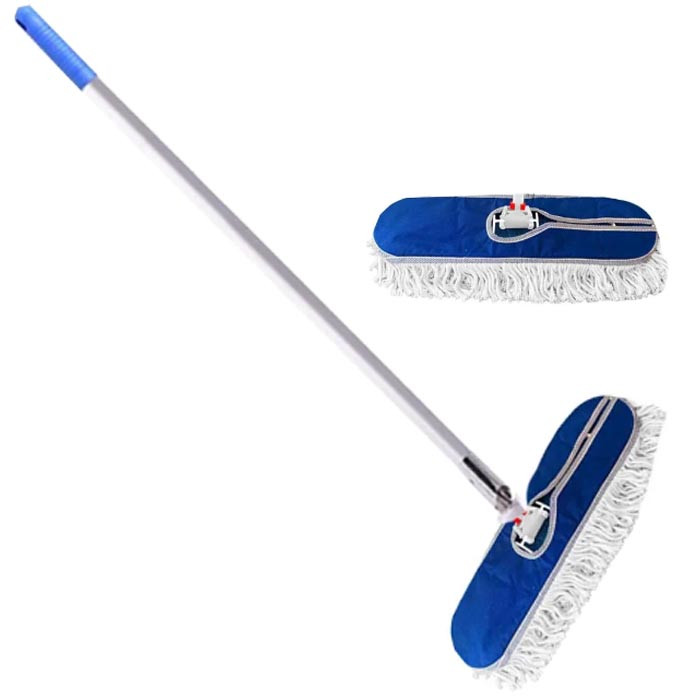Швабра с металлической ручкой с насадкой 40 см
