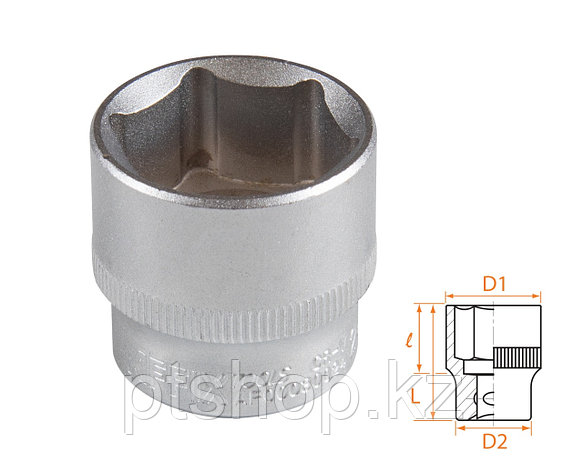 AFFIX Головка торцевая стандартная шестигранная 3/8", 24 мм AFFIX AF00030024, фото 1
