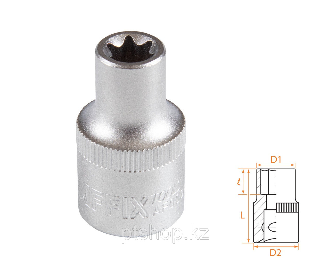 AFFIX Головка торцевая TORX Е-стандарт 1/2", E11 AFFIX AF00043011