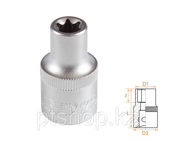 AFFIX Головка торцевая TORX Е-стандарт 1/2", E11 AFFIX AF00043011, фото 1