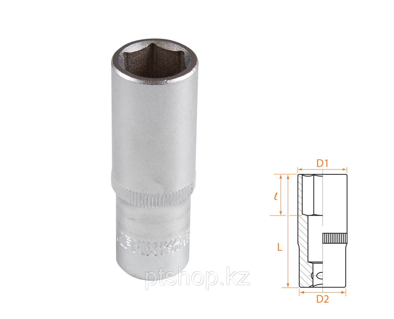 AFFIX Головка торцевая глубокая шестигранная 3/8", 15 мм AFFIX AF00130015