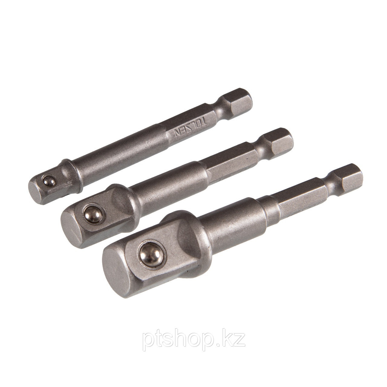 TOLSEN Набор переходников 1/4">1/4", 3/8", 1/2", 3 предмета TOLSEN TT77864