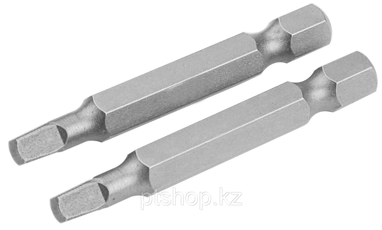 TOLSEN Набор вставок (бит) торцевых 1/4", Square, S2, 50 мм, 2 предмета TOLSEN TT20339