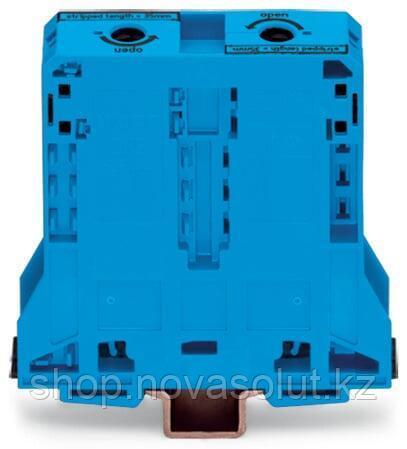 2-проводная проходная клемма; 95 мм²; CAGE CLAMP; синий WAGO 285-194