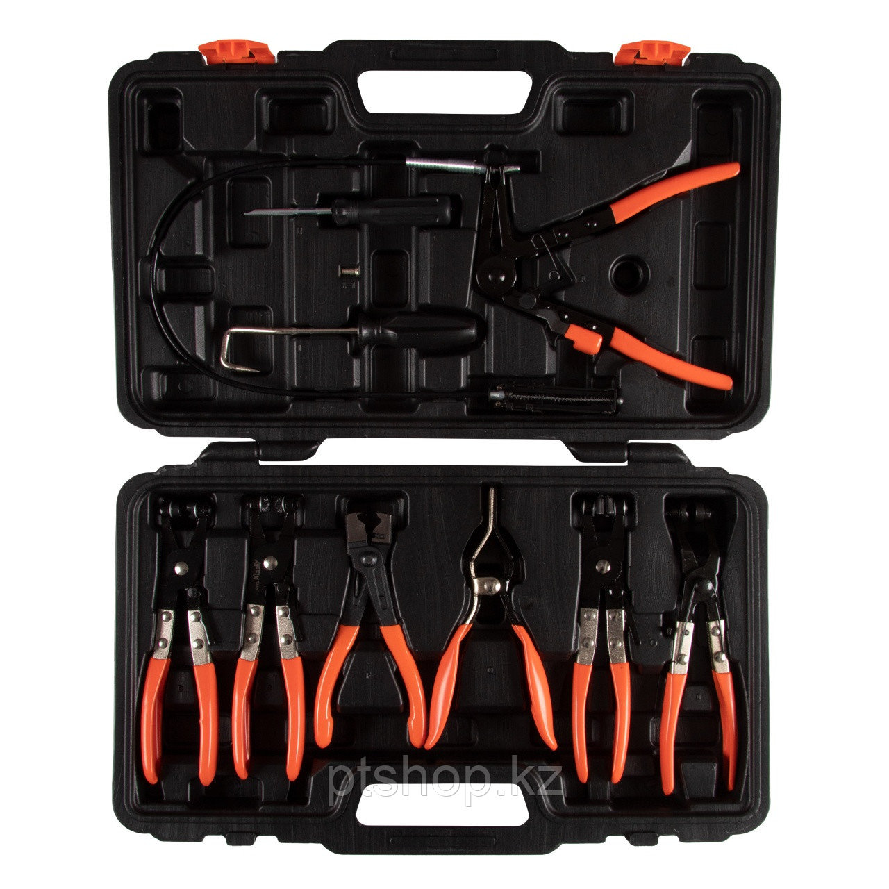 AFFIX Набор щипцов для пружинных хомутов системы охлаждения, кейс, 10 предметов AFFIX AF10330010C