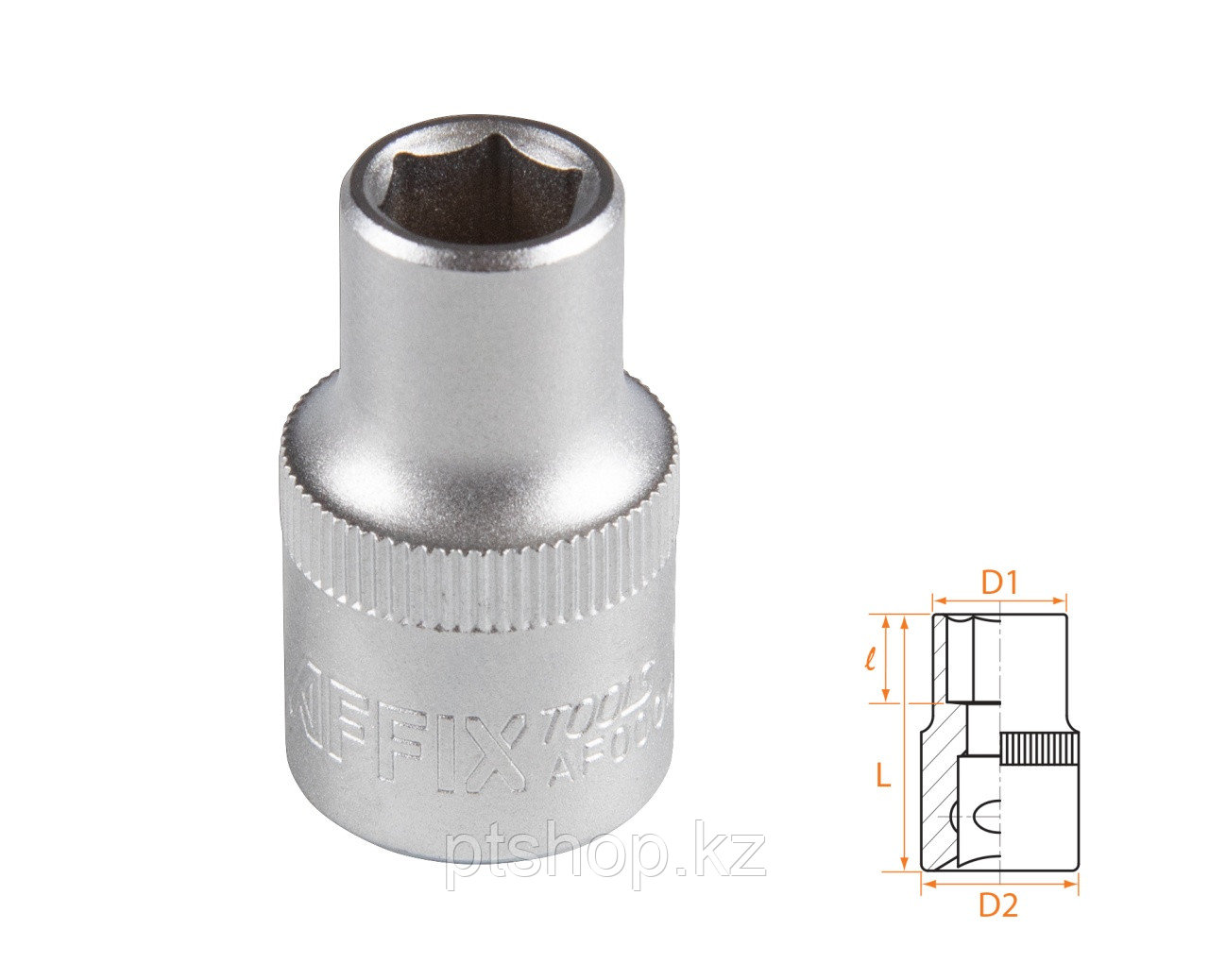 AFFIX Головка торцевая стандартная шестигранная 1/2", 10 мм AFFIX AF00040010