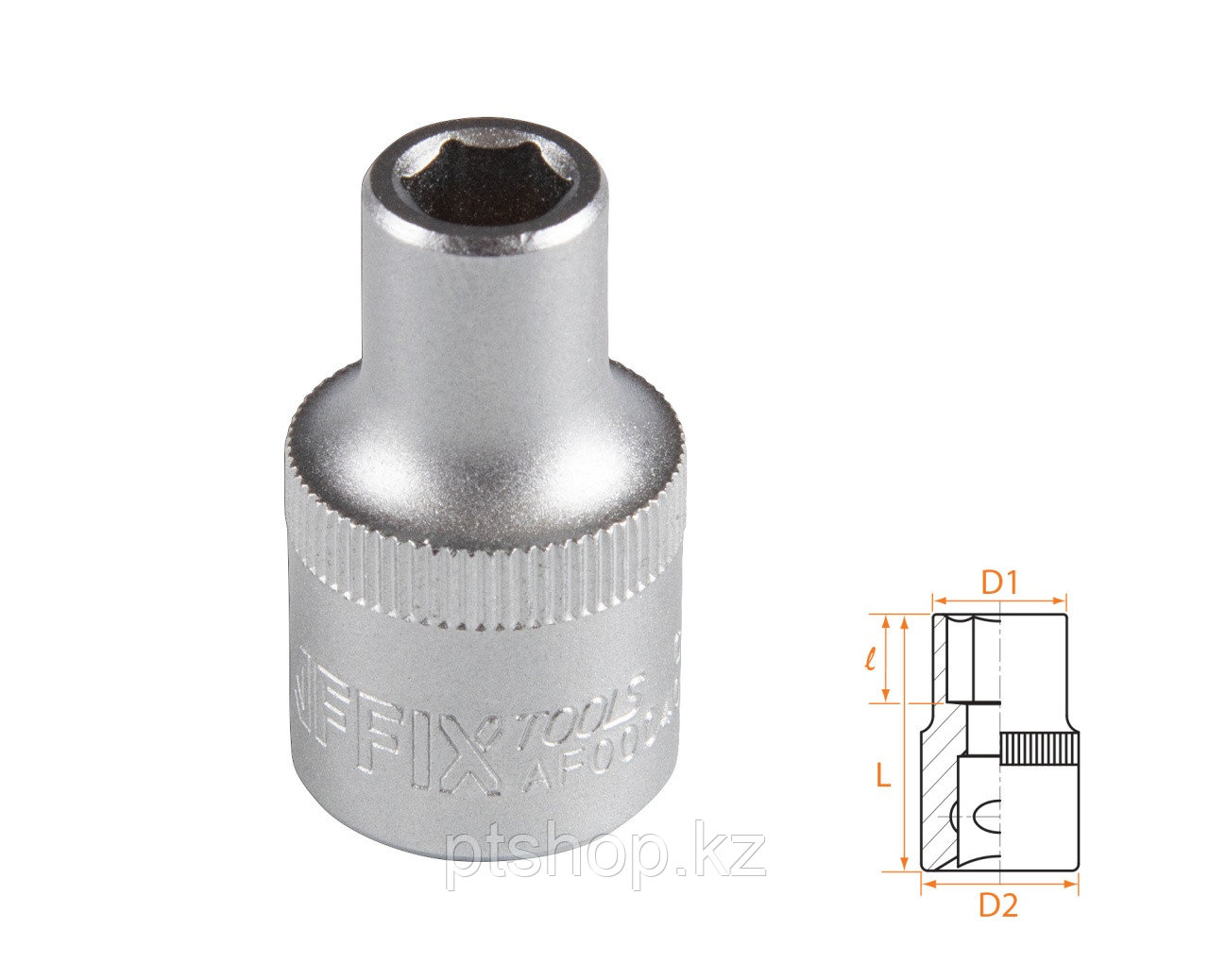 AFFIX Головка торцевая стандартная шестигранная 1/2", 13 мм AFFIX AF00040013