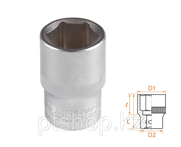 AFFIX Головка торцевая стандартная шестигранная 1/2", 18 мм AFFIX AF00040018, фото 1
