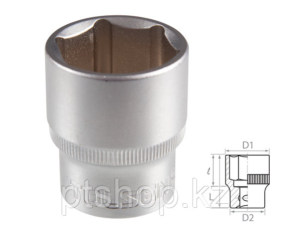 TOLSEN Головка торцевая стандартная шестигранная 1/2", 22 мм TOLSEN TT16522, фото 1