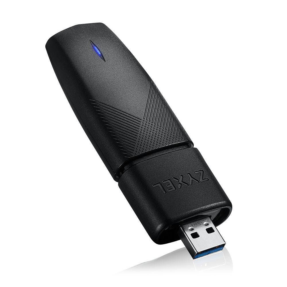 Zyxel NWD7605-EU0101F USB-адаптер Wi-Fi двухдиапазонный NWD7605 AX1800, 802.11a/b/g/n/ac/ax (600+1200 Мбит/с) - фото 1 - id-p112692959