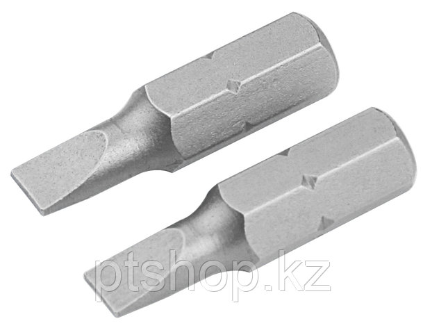 TOLSEN Набор вставок (бит) торцевых 1/4", Slotted, 4х0,5 мм, 25 мм, 2 предмета TOLSEN TT20202, фото 1