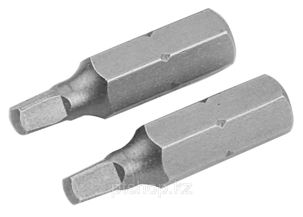 TOLSEN Набор вставок (бит) торцевых 1/4", Square, S3, 25 мм, 2 предмета TOLSEN TT20240