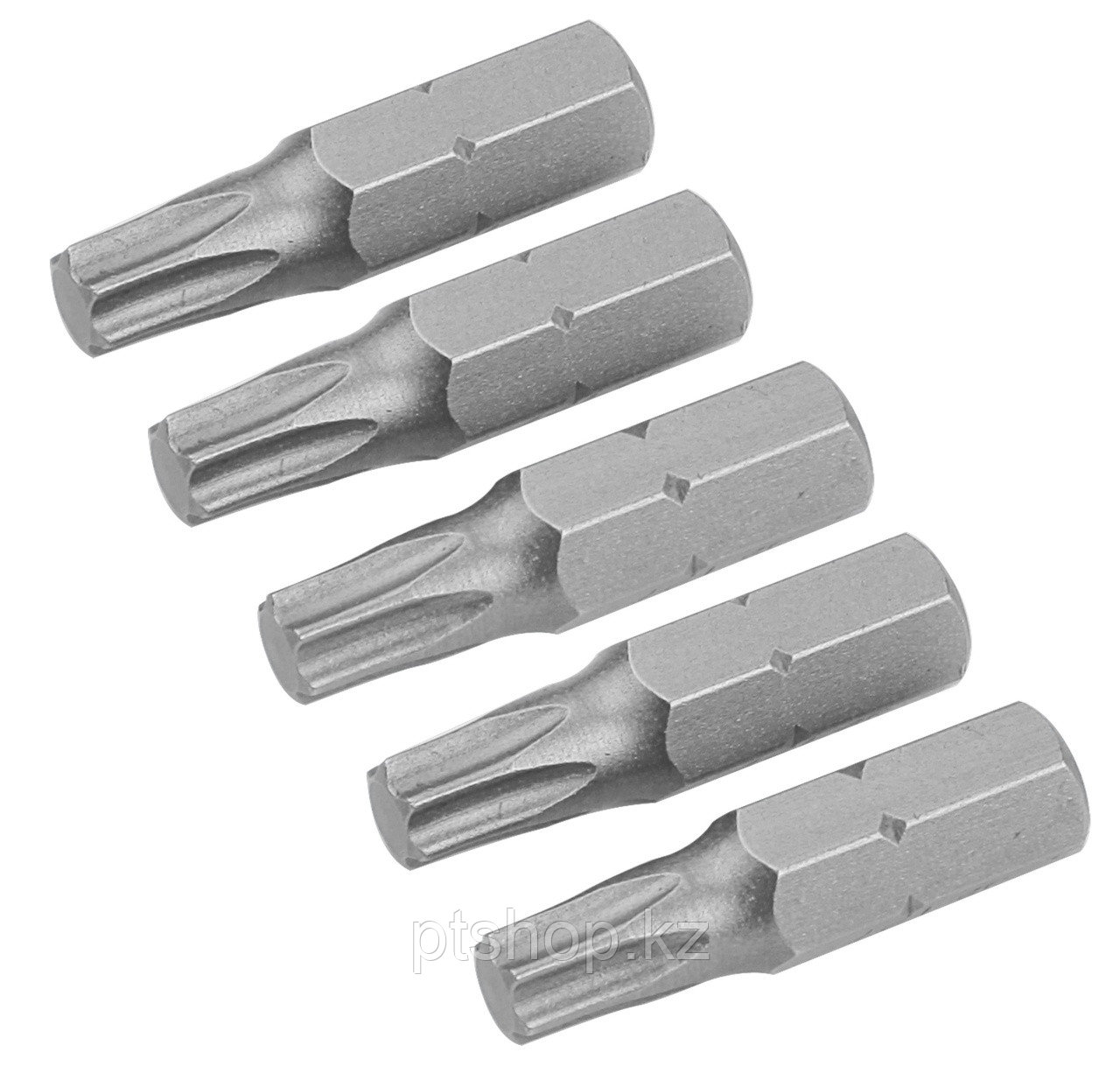 TOLSEN Набор вставок (бит) торцевых 1/4", Torx, T20, 25 мм, 5 предметов TOLSEN TT20276