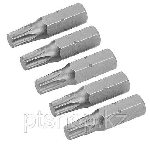 TOLSEN Набор вставок (бит) торцевых 1/4", Torx, T20, 25 мм, 5 предметов TOLSEN TT20276, фото 1