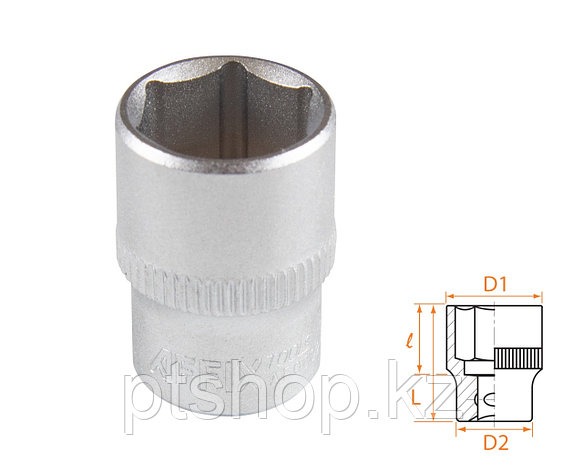 AFFIX Головка торцевая стандартная шестигранная 1/4", 13 мм AFFIX AF00020013, фото 1
