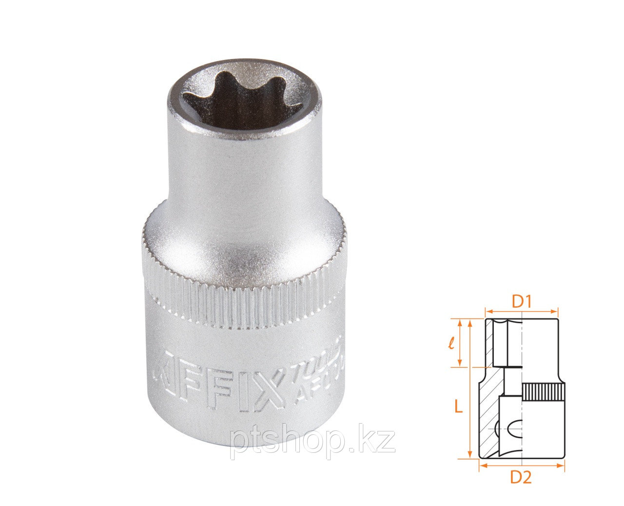 AFFIX Головка торцевая TORX Е-стандарт 1/2", E14 AFFIX AF00043014