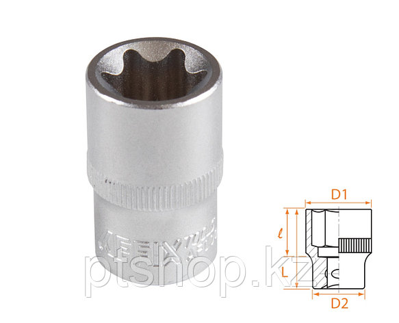 AFFIX Головка торцевая TORX Е-стандарт 1/2", E20 AFFIX AF00043020, фото 1