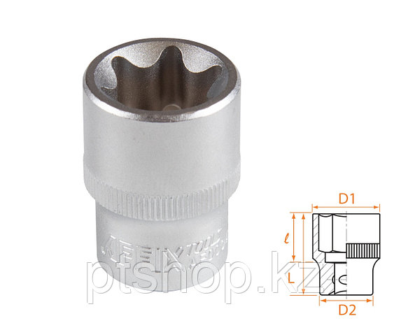 AFFIX Головка торцевая TORX Е-стандарт 1/2", E24 AFFIX AF00043024, фото 1
