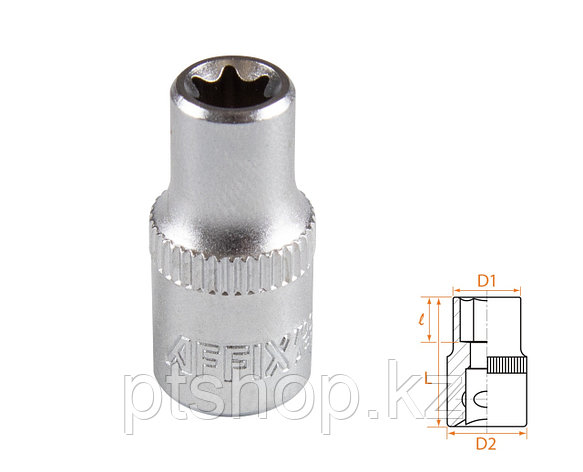 AFFIX Головка торцевая TORX Е-стандарт 1/4", E7 AFFIX AF00023007, фото 1