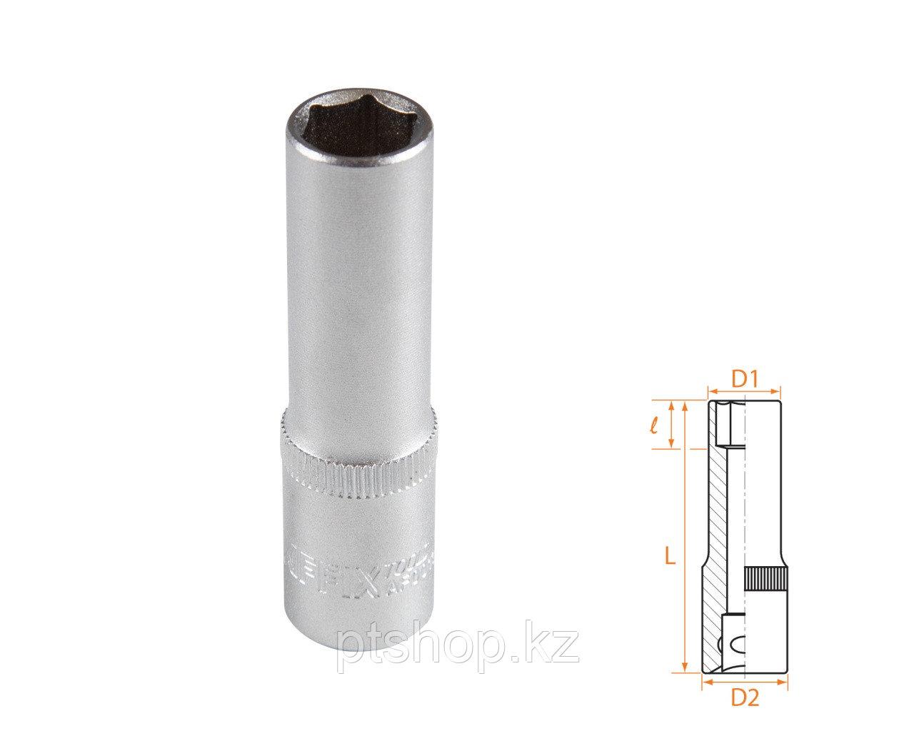 AFFIX Головка торцевая глубокая шестигранная 3/8", 11 мм AFFIX AF00130011